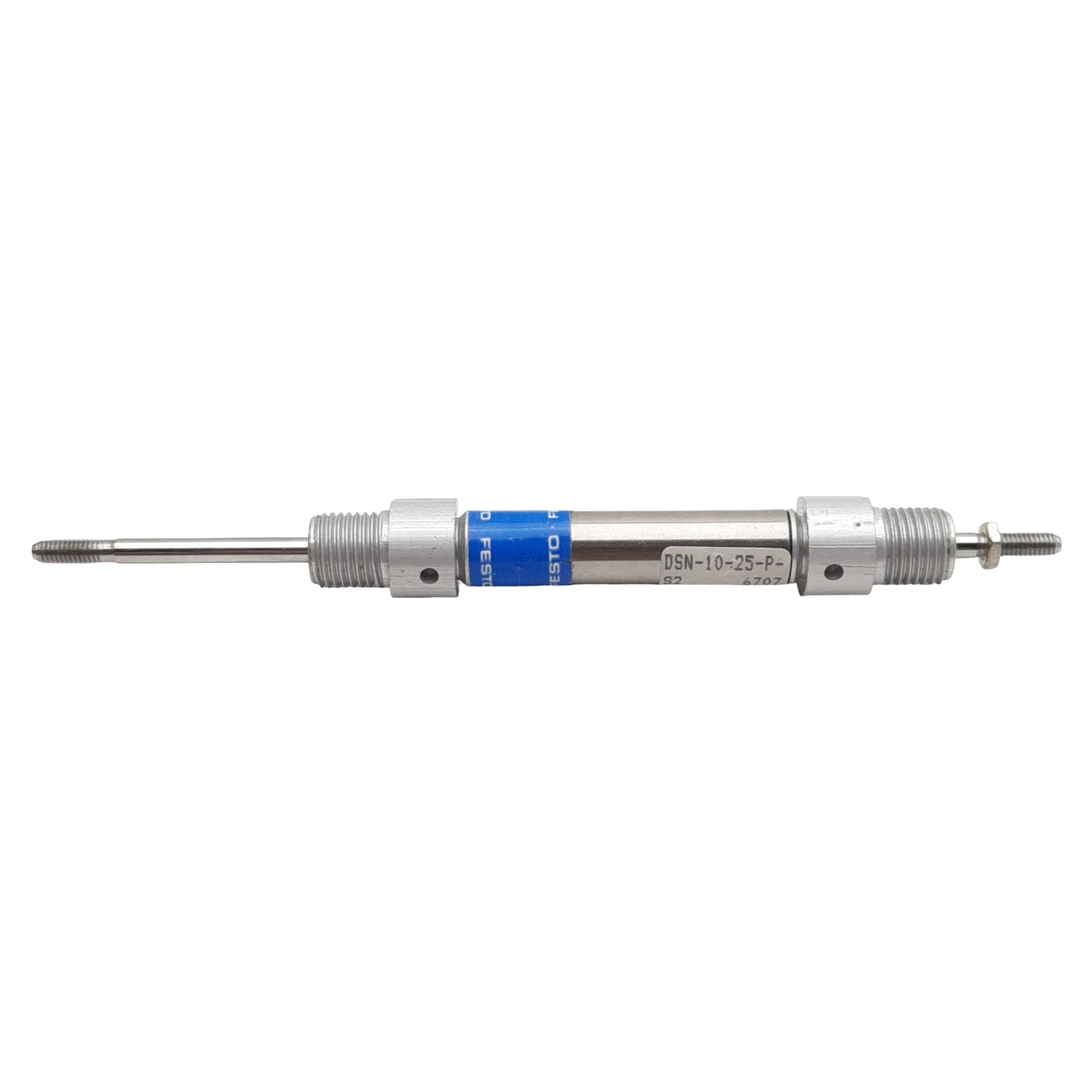 Used Festo DSN-10-25-P-S2 Pneumatic Cylinder, ø10mm Bore, 25mm Stroke, M5, 10bar