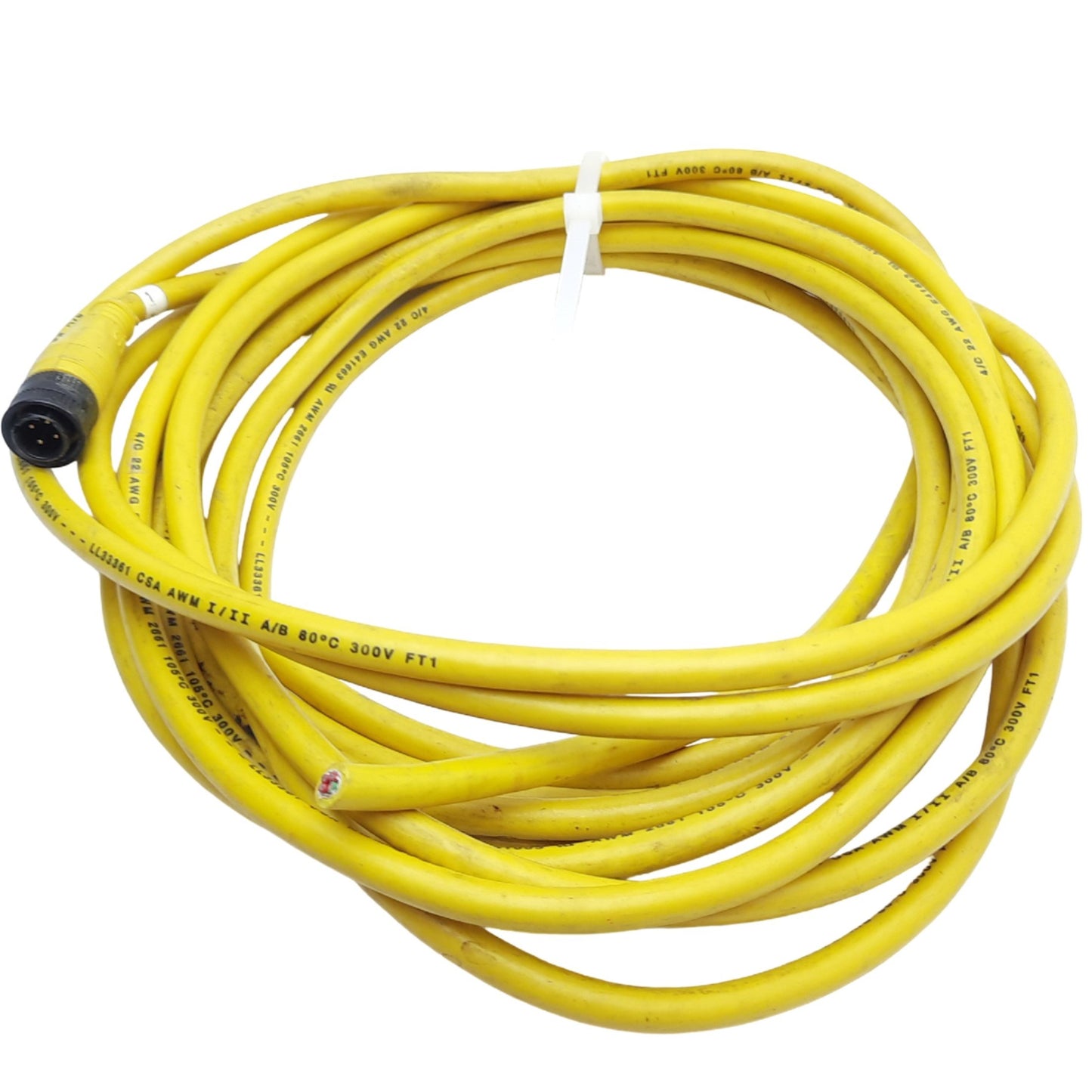 Used Brad Harrison 704002D02F200 1/2"-20 UNF Male Straight 4-Pin to Single-Ended, 6m