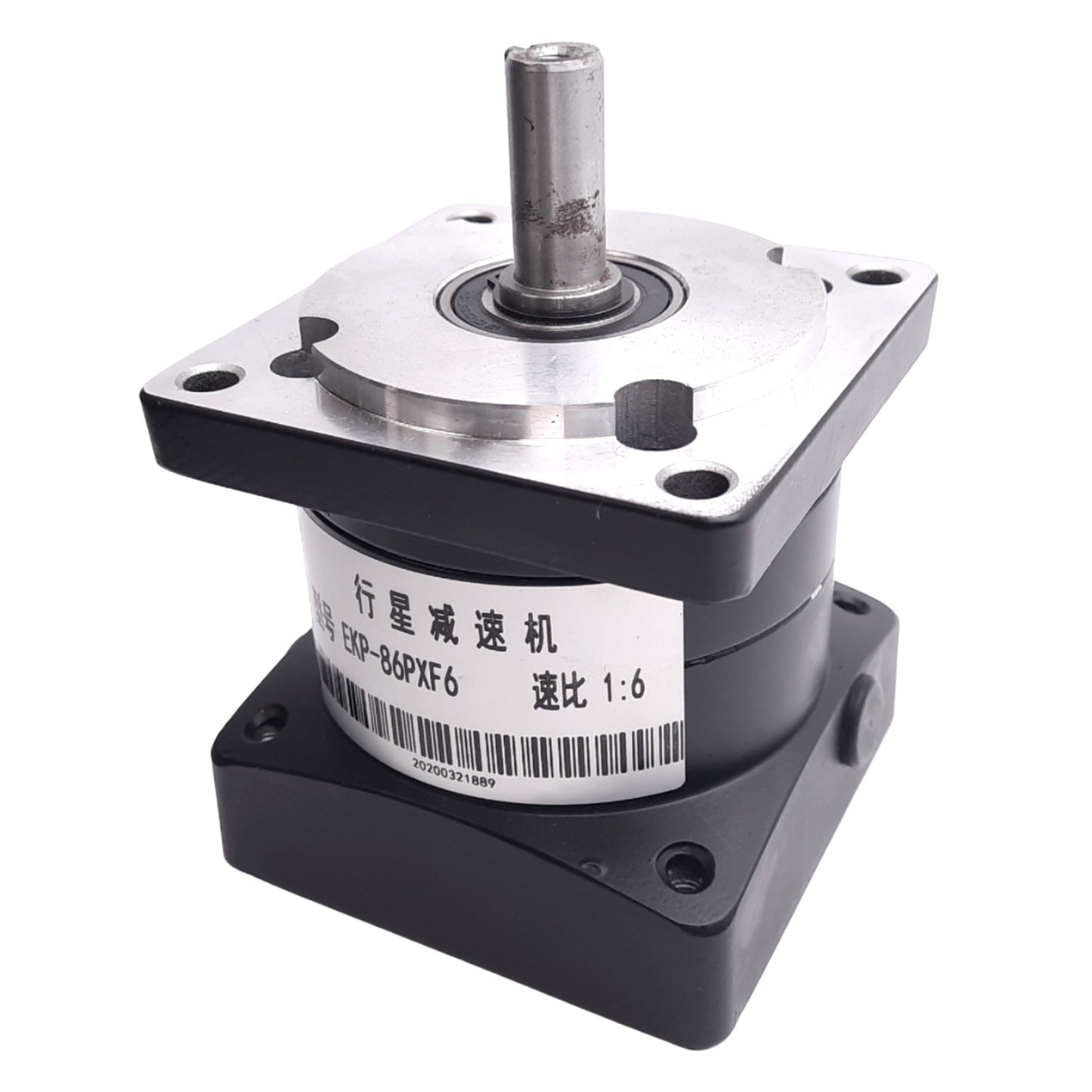 Used Zhuo LAN EKP-86PXF6 Planetary Gearbox Reducer, 1:6 Speed Ratio, ø1/2in Shaft