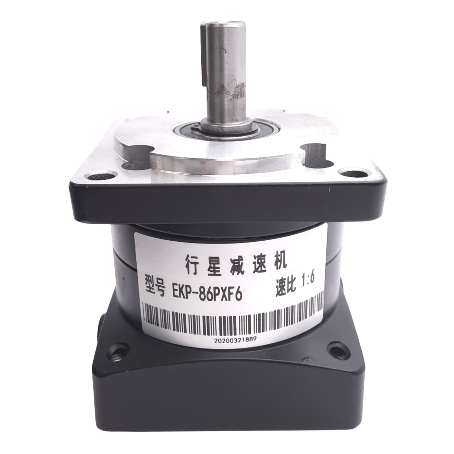 Used Zhuo LAN EKP-86PXF6 Planetary Gearbox Reducer, 1:6 Speed Ratio, ø1/2in Shaft