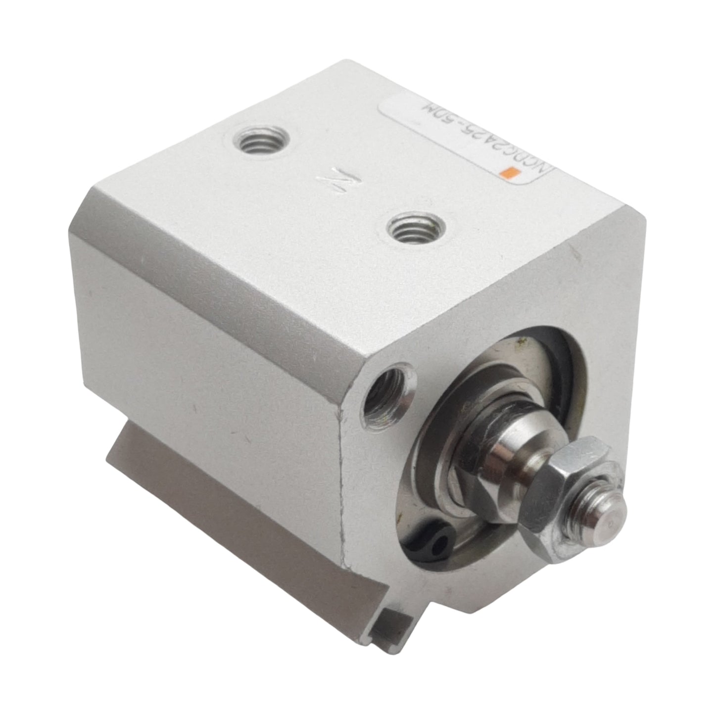 Used SMC NCDC2A25-5DM Pneumatic Compact Cylinder, ø25mm Bore, 5mm Stroke, M5, 1.0MPa