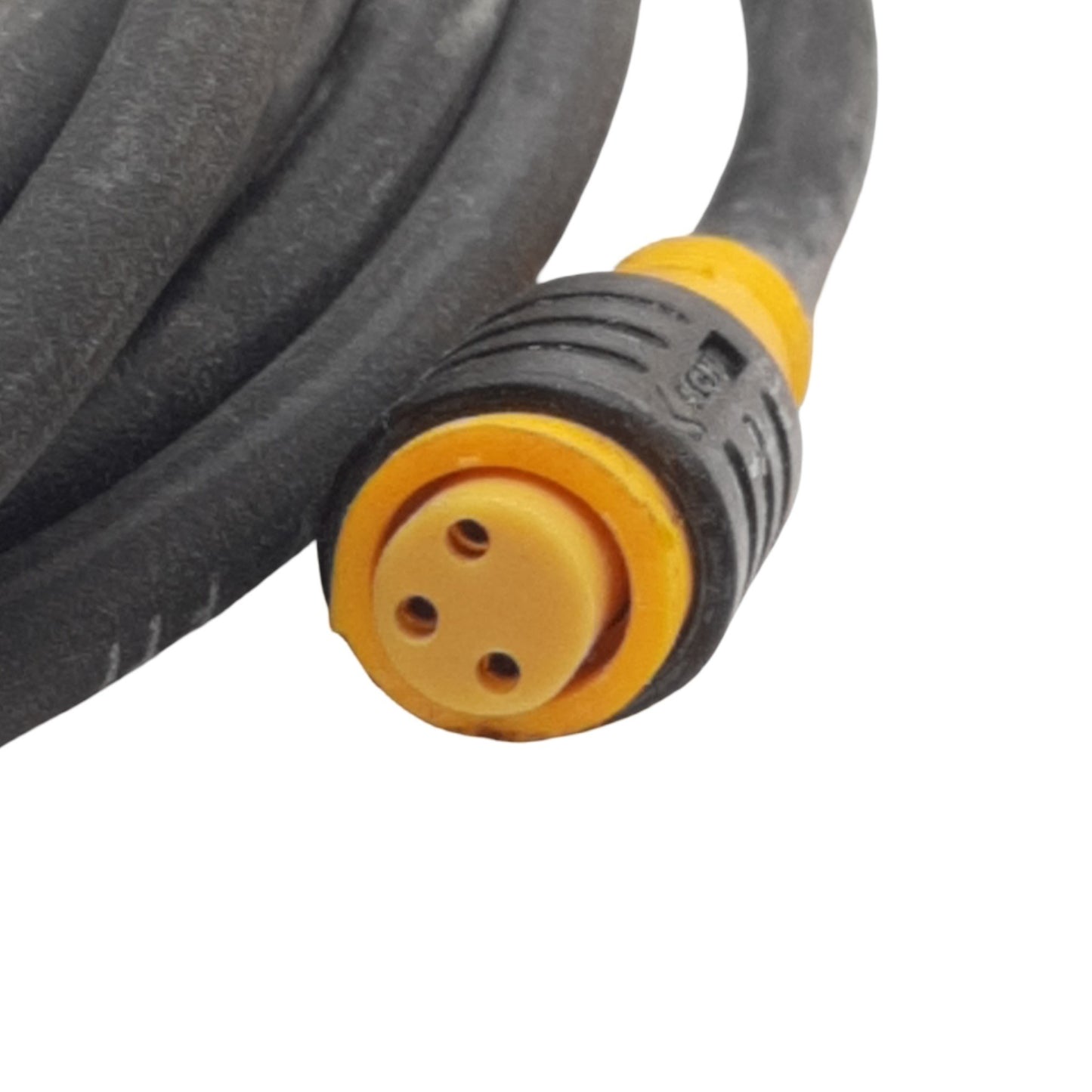 Used Lot of 2 Turck PKG 3z-6/s90 Actuator/Sensor Cable M8 3-Pin Female, 125VAC/DC, 3m