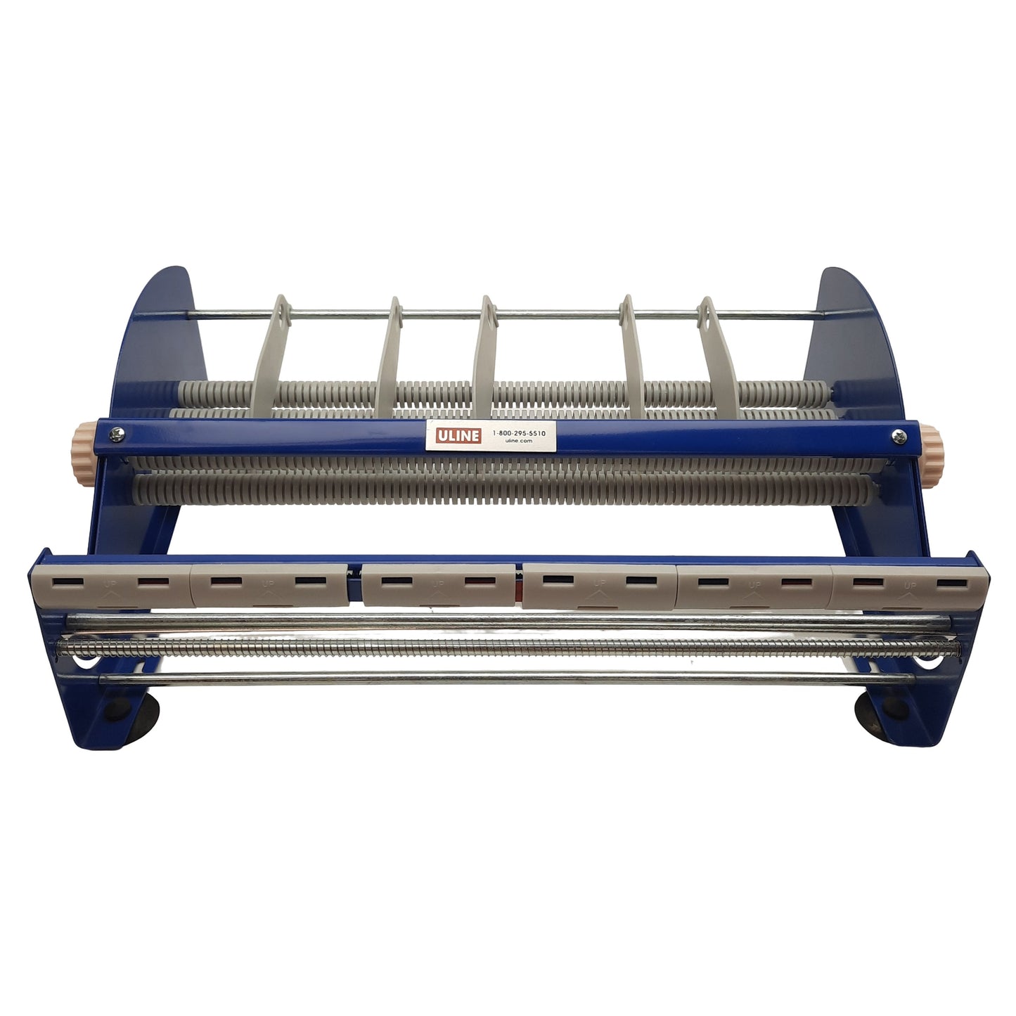 New ULINE H-676 Tape/Label Dispenser, 18in Working Width, ø6in Max Roll, ø1-3in Core