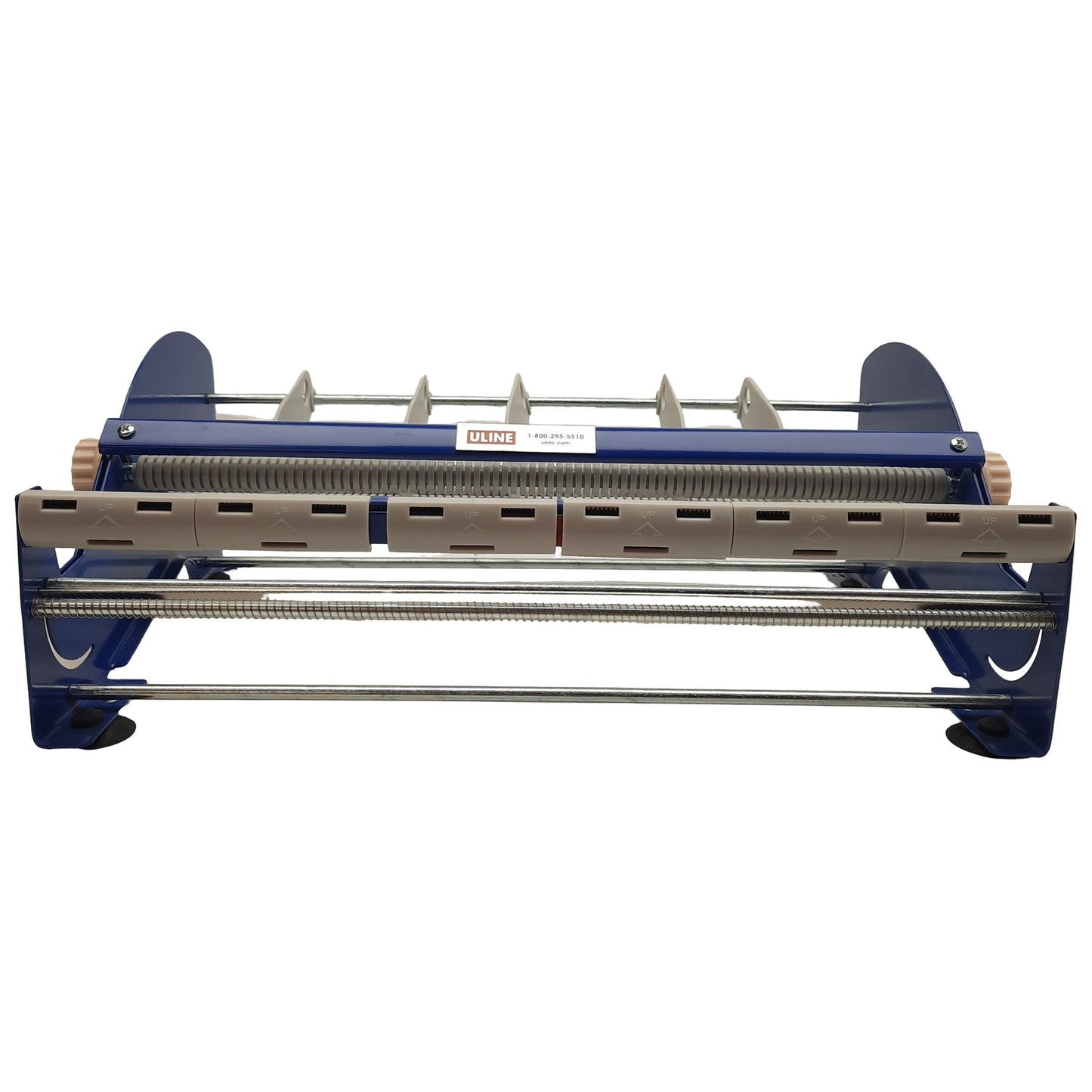 New ULINE H-676 Tape/Label Dispenser, 18in Working Width, ø6in Max Roll, ø1-3in Core