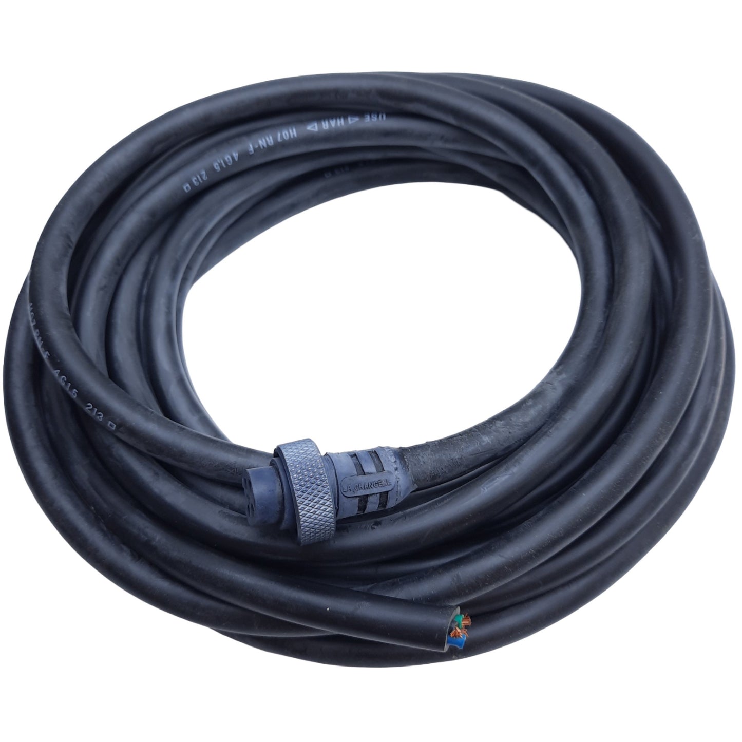 Used Connomac Mini 4-Pole Power and Control Cable Female Single-End, 6m