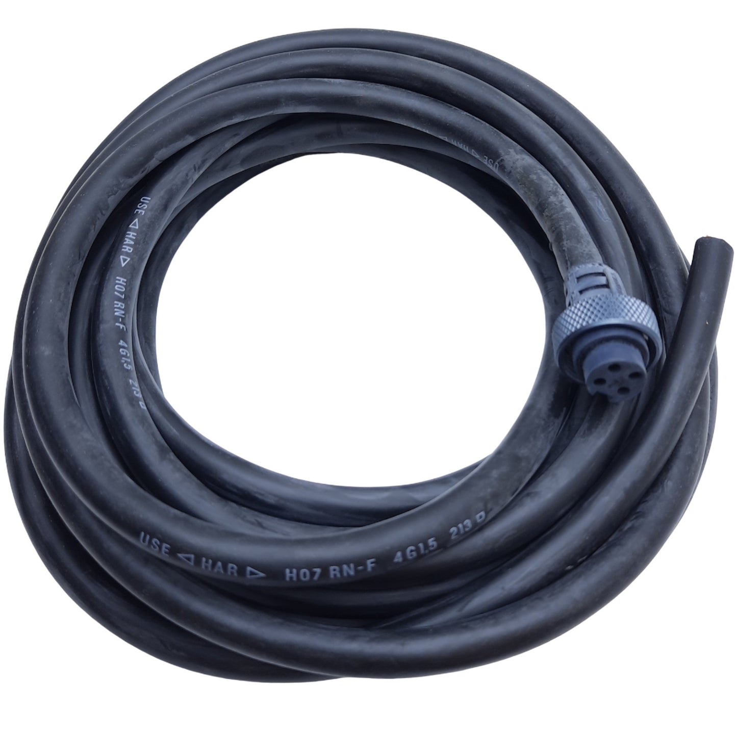 Used Connomac Mini 4-Pole Power and Control Cable Female Single-End, 6m