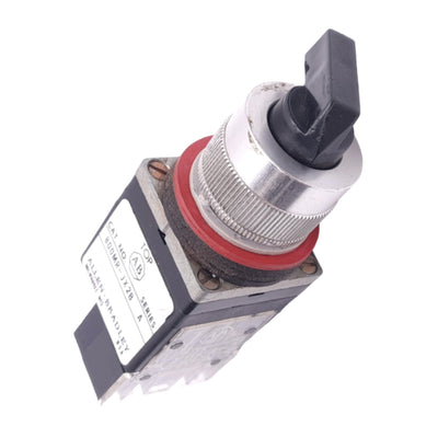 Used Allen Bradley 800MR-JH2BLA Selector Switch, 3-Position, ø22mm, 1NO 1NC, 300V 10A
