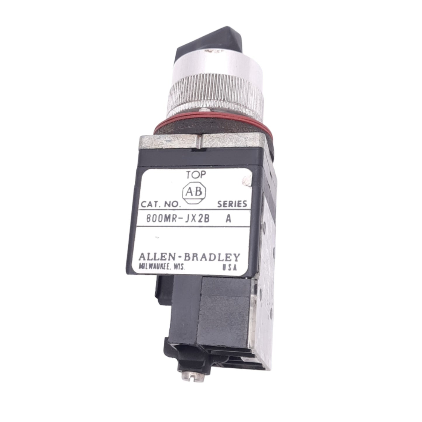 Used Allen Bradley 800MR-JH2BLA Selector Switch, 3-Position, ø22mm, 1NO 1NC, 300V 10A