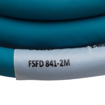 New Turck FSFD841-2M Cordset, 8-Pin M12 Male EuroFast to Flying Leads, 2A 60VAC, 2m