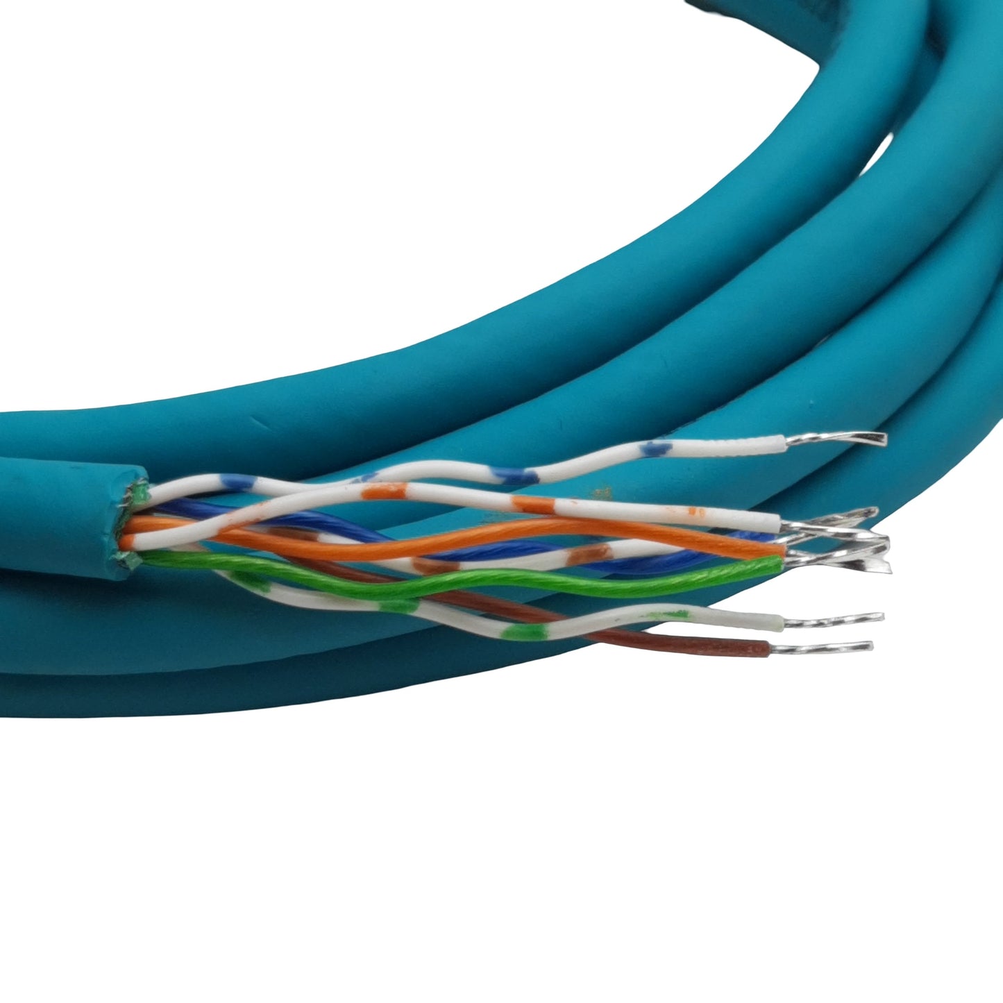 New Turck FSFD841-2M Cordset, 8-Pin M12 Male EuroFast to Flying Leads, 2A 60VAC, 2m