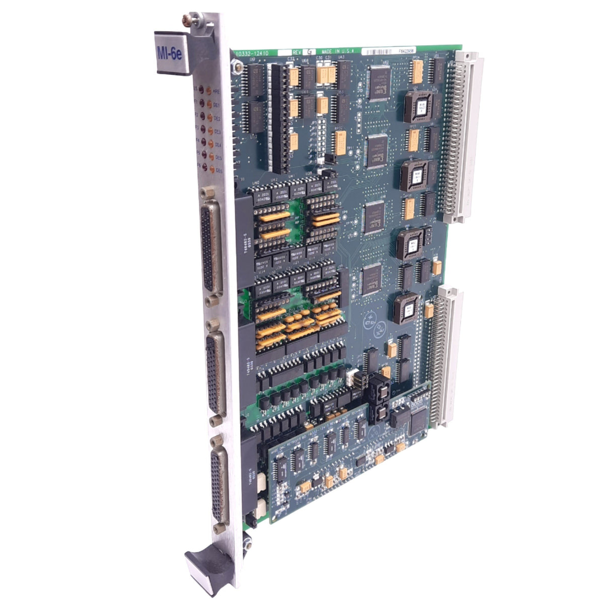 Used Adept MI-6e 10332-12410 Rev G VME Interface Module for AdeptMotion, 6-Axis, 5VDC