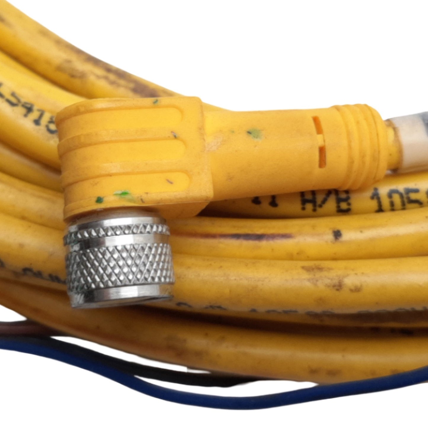 Used Lot of 2 Turck PKW 3M-6 Actuator/Sensor Connection Cable M8 3-Pin, 125 VAC/DC 6m