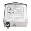 Used Delta Electronics 06CR2 EMI Power Line Filter, 6A 115/250VAC, Spade Terminals