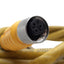 Used Turck KBE 3T-2-SBE 3T/S600 Microfast Double-Ended Cordset, 3-pin 1/2"-20 UNF, 2m