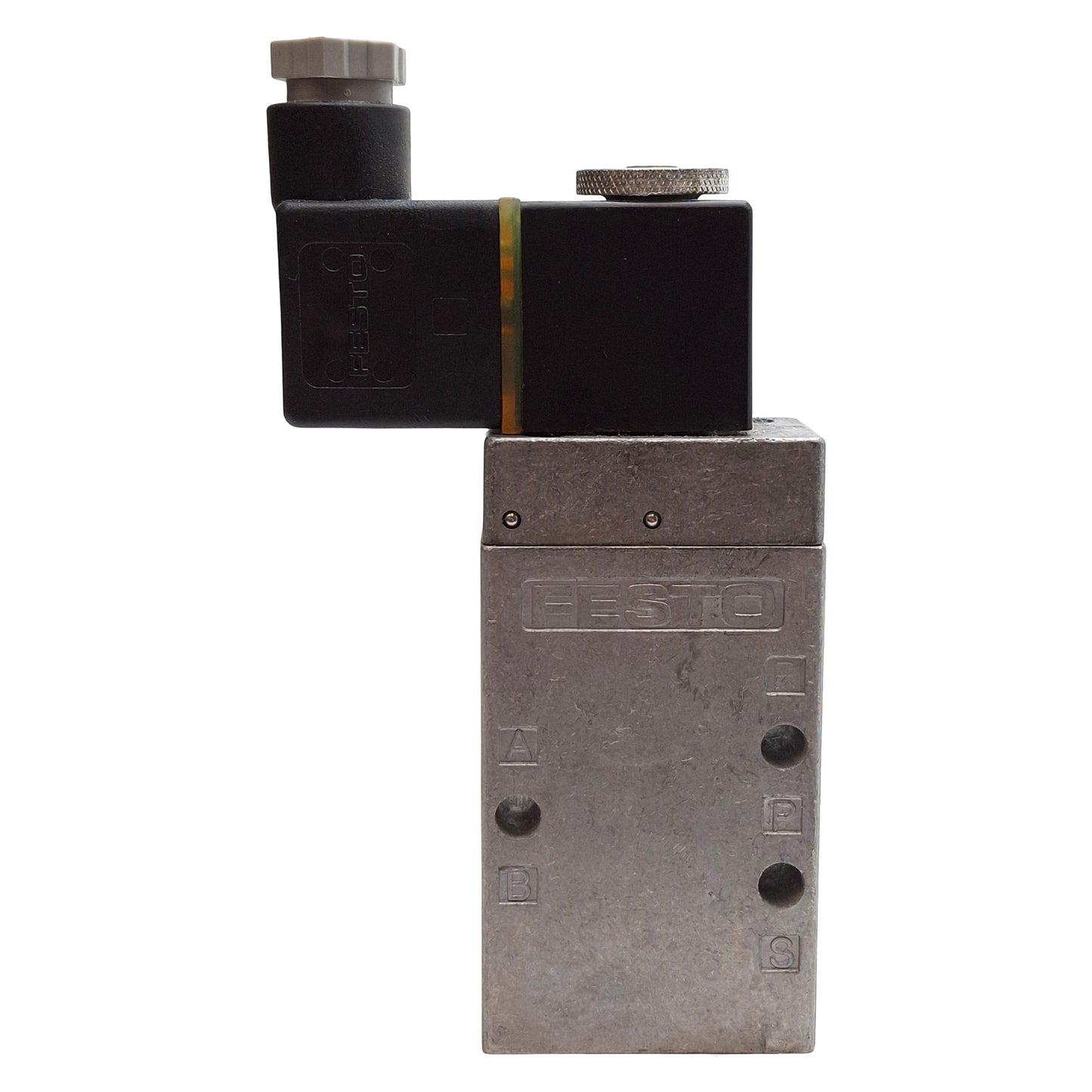 Used Festo MFH-5-1/8 Solenoid Valve, 5/2 Way, 1.8-8bar, G1/8, 24VDC/42VAC Coil