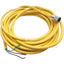 Used Turck KB 3T-6 MicroFast Cordset 3-Pin 1/2"-20 UNF Female to Flying Leads 250V 6m