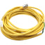 Used Turck KB 3T-6 MicroFast Cordset 3-Pin 1/2"-20 UNF Female to Flying Leads 250V 6m