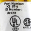 Used Turck KB 3T-6 MicroFast Cordset 3-Pin 1/2"-20 UNF Female to Flying Leads 250V 6m