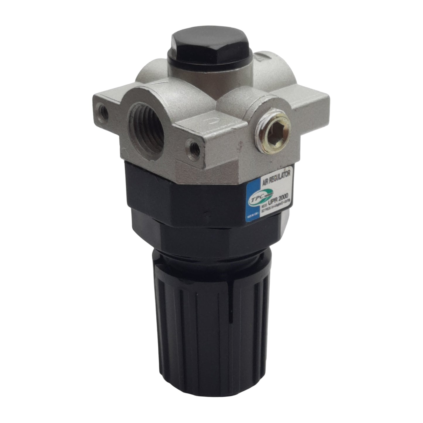 Used TPC UPR2000 Pneumatic Regulator, 7-120psi Set, 150psi Max, 1/4in NPT Ports