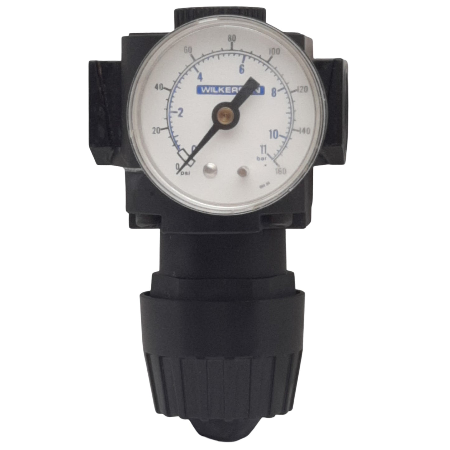 Used Wilkerson R16-02-000 Air Regulator W/0-160 Gauge, 1/4" NPT, 0-125 PSI Range