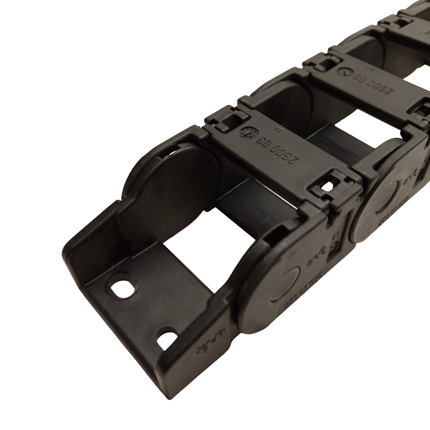 Used Igus 250.03.055 Energy Chain, 55mm Bending Radius, 38x25mm Inner, 39.5in Long