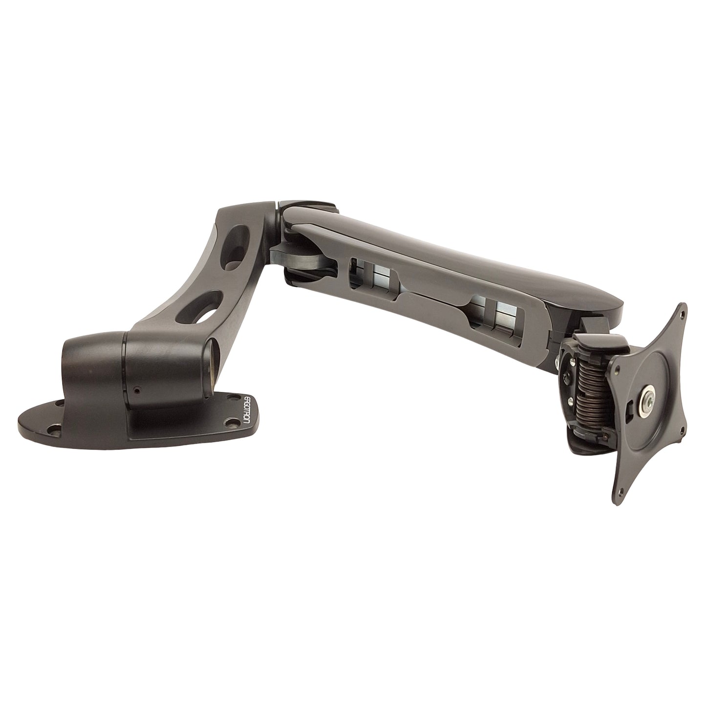 Used Ergotron 45-180-195-00 Wall Mount LCD Monitor Arm 24" 20lbs, VESA 75mm
