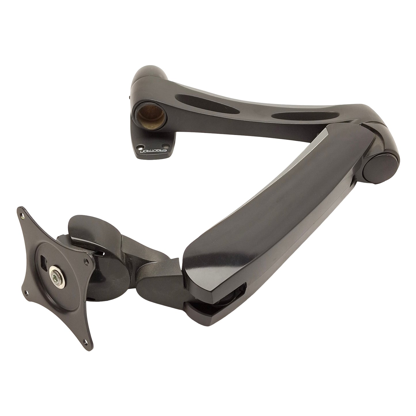 Used Ergotron 45-180-195-00 Wall Mount LCD Monitor Arm 24" 20lbs, VESA 75mm