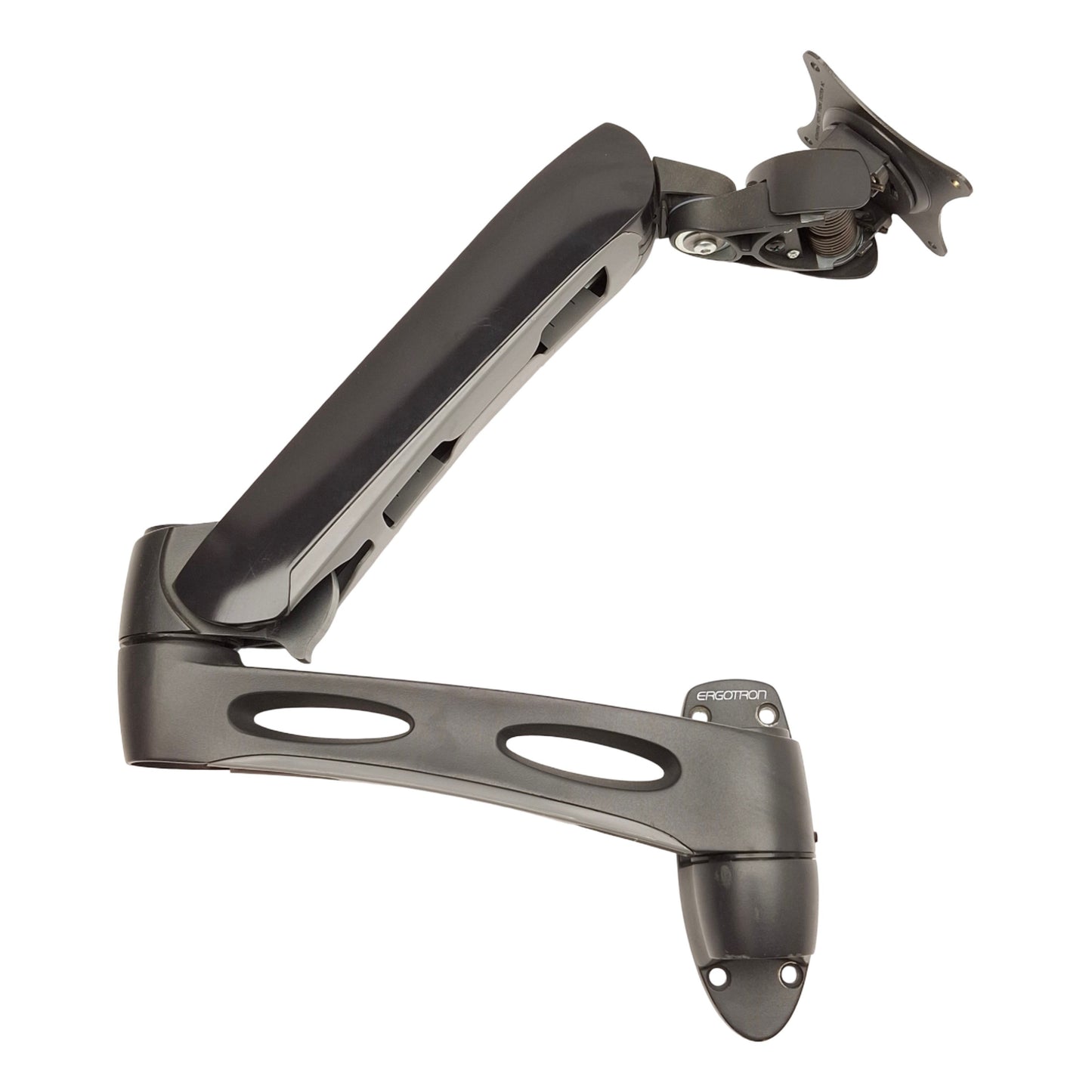 Used Ergotron 45-180-195-00 Wall Mount LCD Monitor Arm 24" 20lbs, VESA 75mm