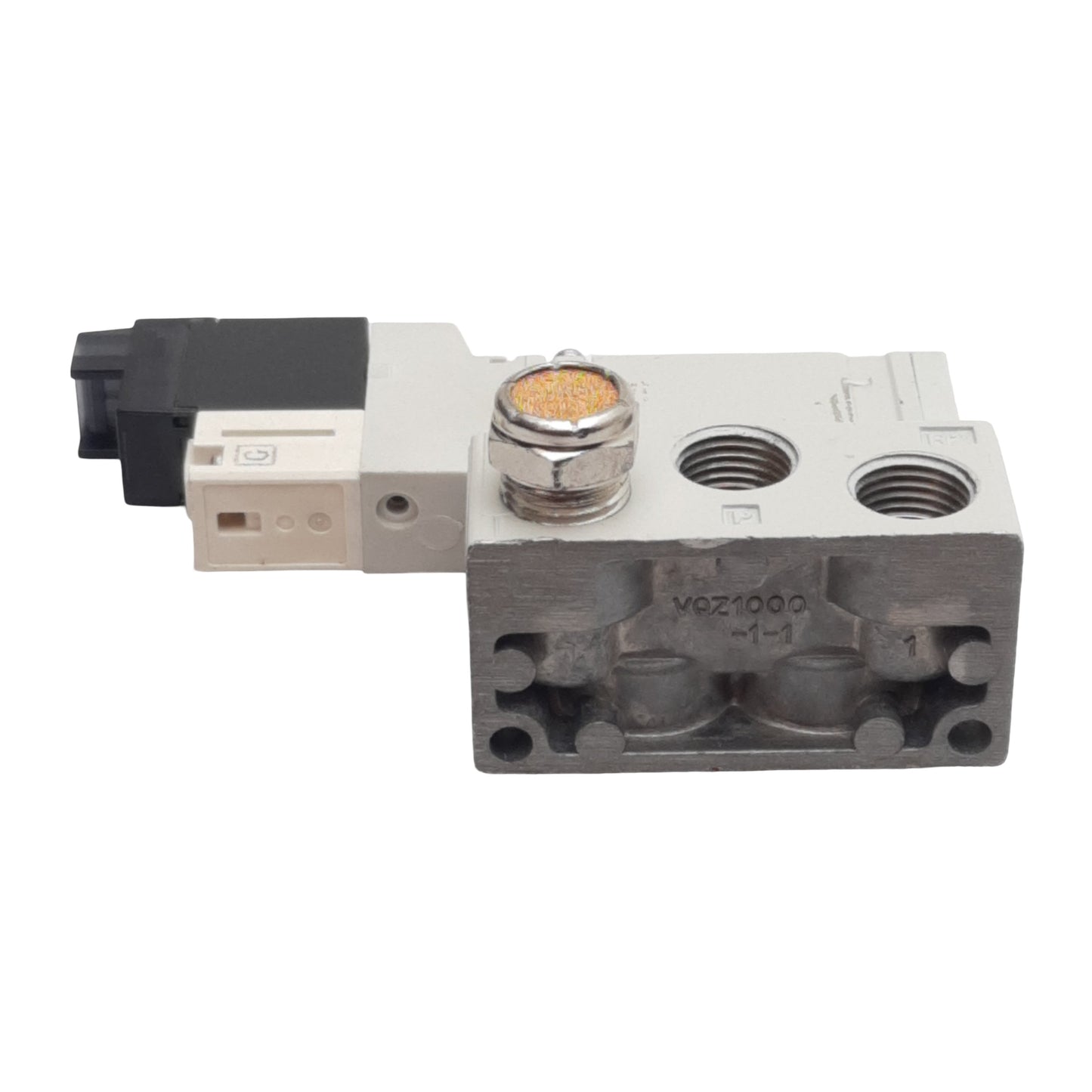 Used SMC VQZ1151-5LO Solenoid Valve, 5/2-Way NC, 0.15-0.7MPa, 1/8in NPT, 24VDC Coil