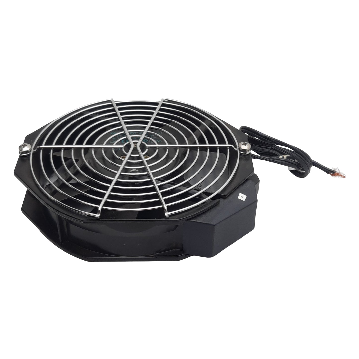 Used EBM Papst W2E142-BB05-01 AC Axial Fan, ø6in, 115VAC, 25/24W, 230CFM, 3350RPM