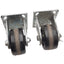 Used Lot of 2 Albion 170TM04201R Kingpinless Caster Wheel ø4in, 2in Tread, 4x4-1/2in