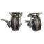 Used Lot of 2 Albion 170TM04201SCB170 Kingpinless Swivel Caster Wheel ø4in, 2in Tread