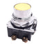 Used Eaton 10250T104-1 Yellow Pushbutton Switch, ø30.5mm, 1NO 1NC, 600VAC 10A Max