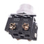 Used Eaton 10250T104-1 Yellow Pushbutton Switch, ø30.5mm, 1NO 1NC, 600VAC 10A Max