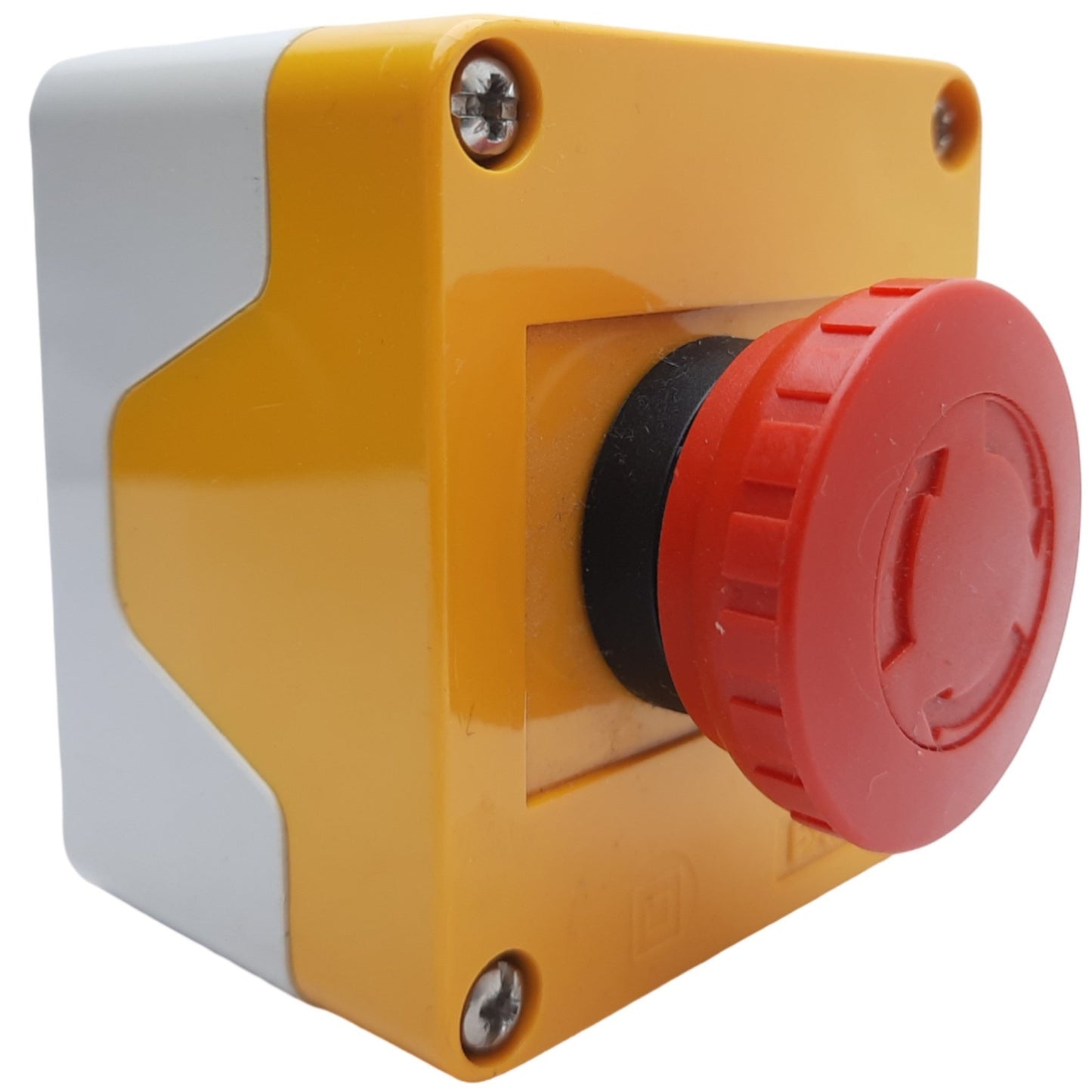 Used Baco LBX10510 E-Stop Control Station, 22mm, Twist Reset Switch, 1NC, 500V AC 10A