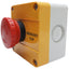 Used Baco LBX10510 E-Stop Control Station, 22mm, Twist Reset Switch, 1NC, 500V AC 10A