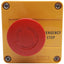 Used Baco LBX10510 E-Stop Control Station, 22mm, Twist Reset Switch, 1NC, 500V AC 10A