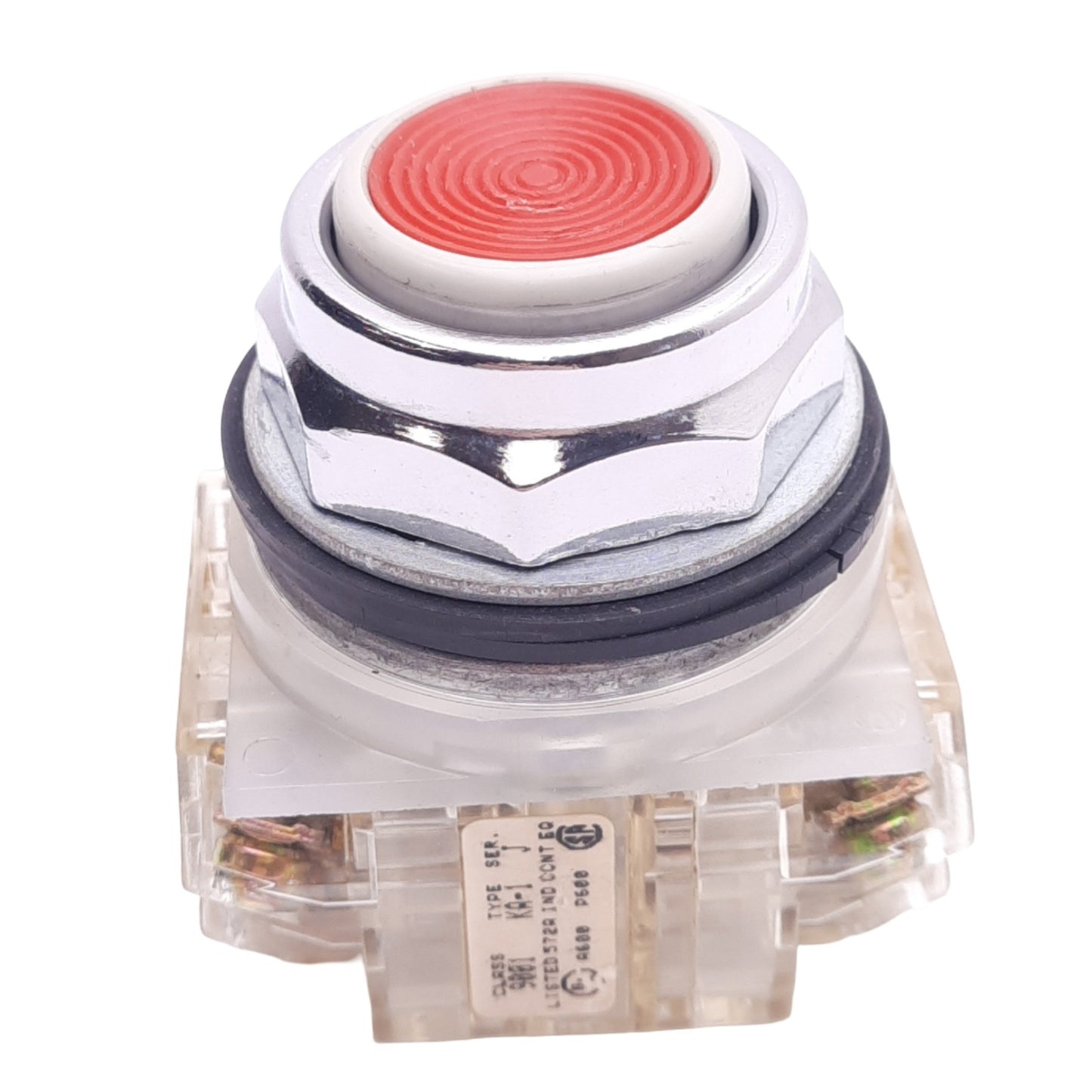 Used Schneider Electric 9001KR1RH2 Pushbutton Switch, ø30mm, 2NO 2NC, 600V 10A Max