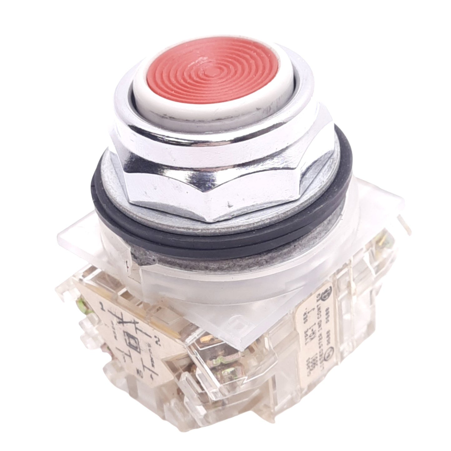 Used Schneider Electric 9001KR1RH2 Pushbutton Switch, ø30mm, 2NO 2NC, 600V 10A Max