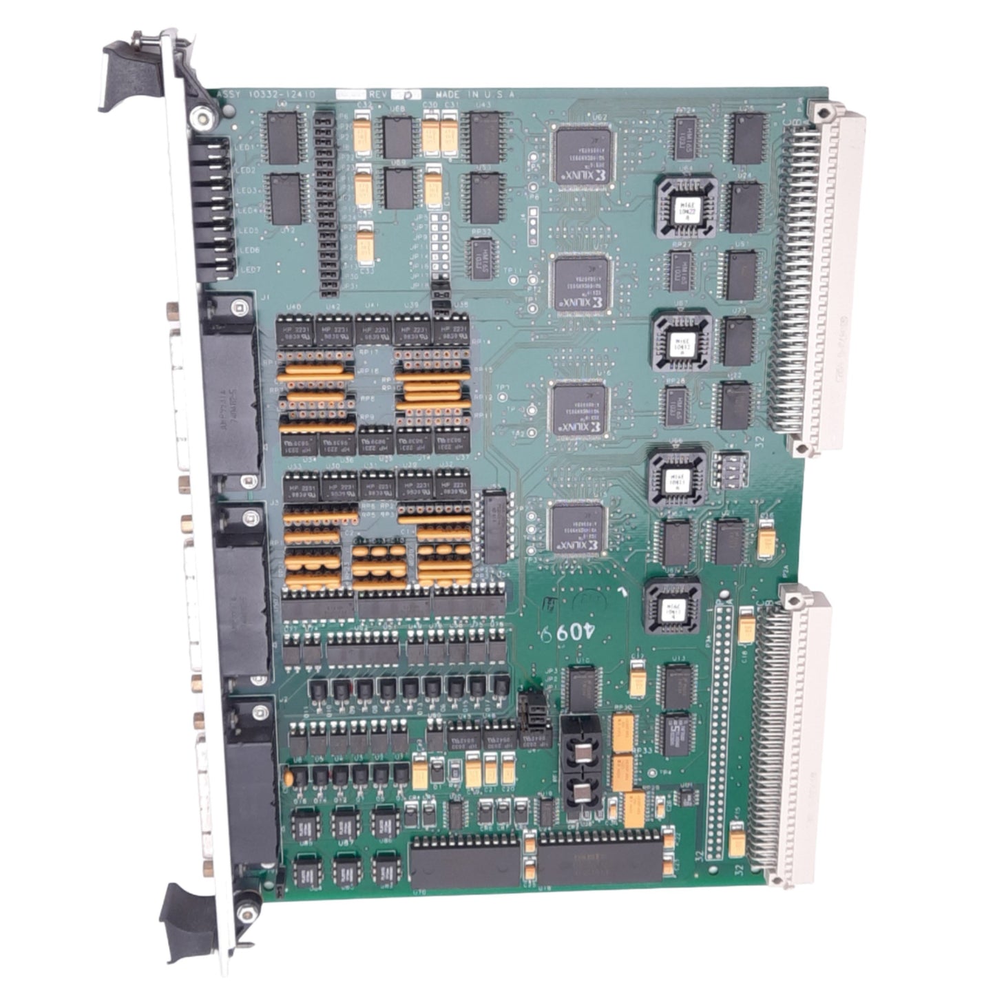 Used Adept MI-6e 10332-12410 Rev B VME Interface Module for AdeptMotion, 6-Axis, 5VDC