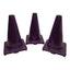 Used Lot of 3 MF Athletic 3625-Purple Colored Cone, 12in x 8.25in x 8.25in, Polyvinyl