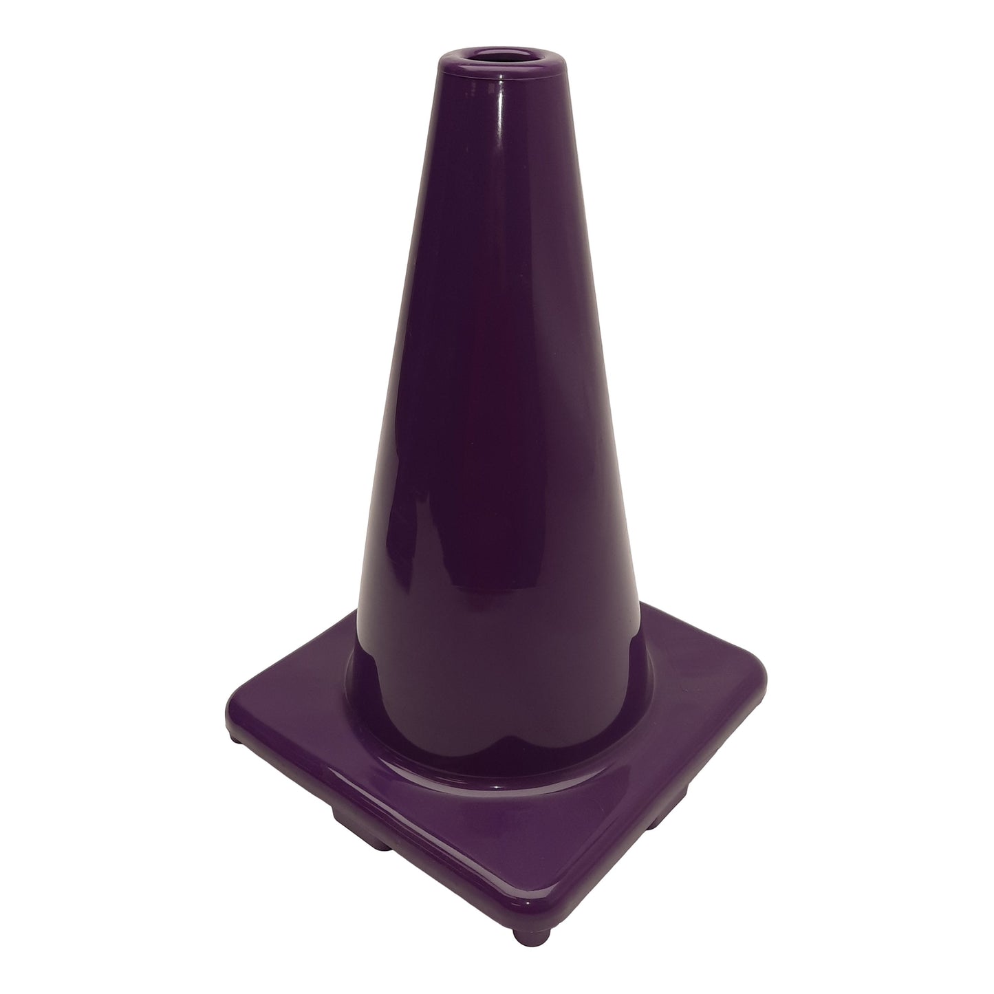Used Lot of 3 MF Athletic 3625-Purple Colored Cone, 12in x 8.25in x 8.25in, Polyvinyl