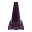 Used Lot of 3 MF Athletic 3625-Purple Colored Cone, 12in x 8.25in x 8.25in, Polyvinyl
