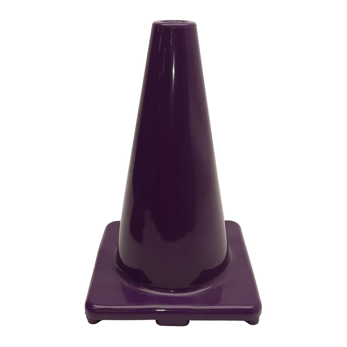 Used Lot of 3 MF Athletic 3625-Purple Colored Cone, 12in x 8.25in x 8.25in, Polyvinyl