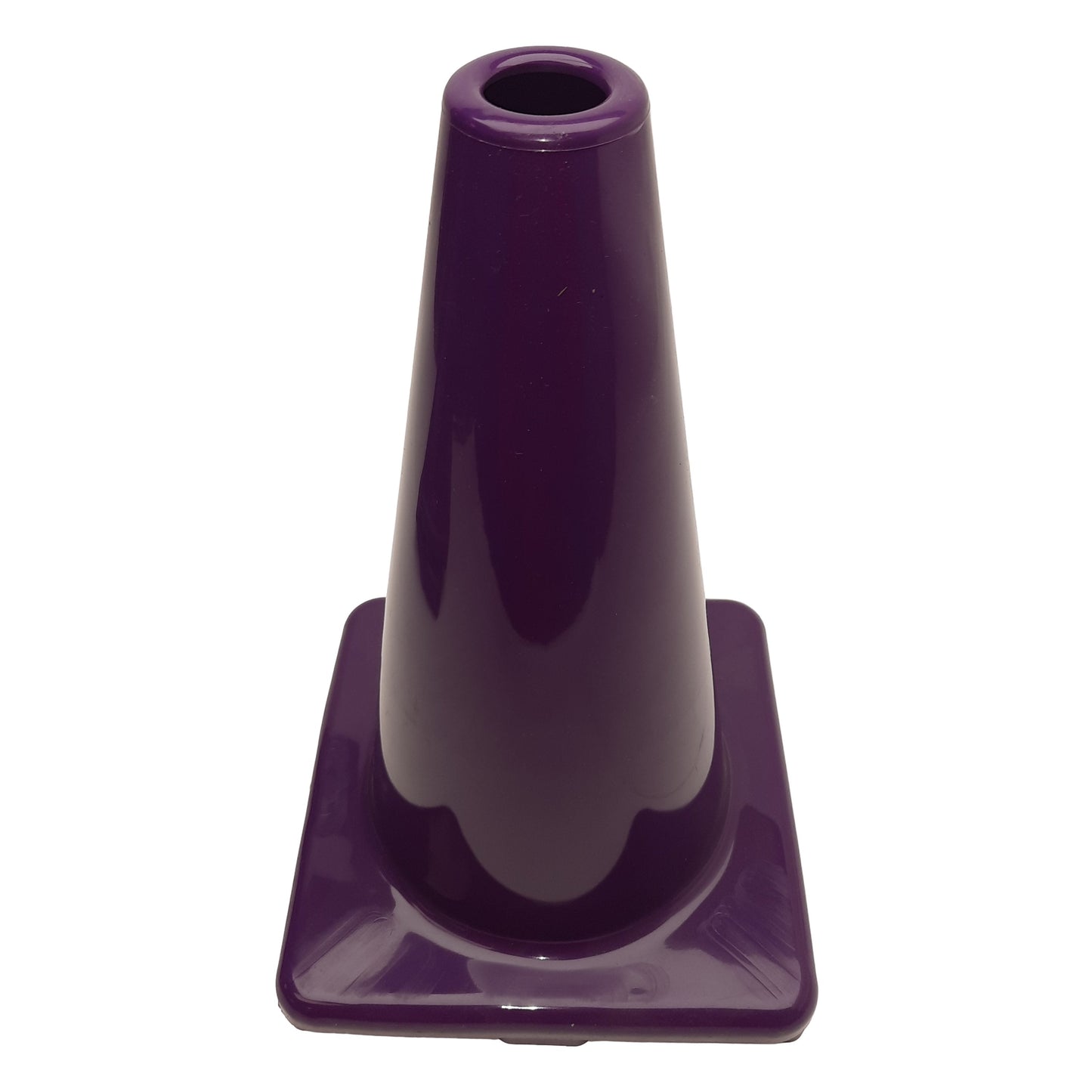 Used Lot of 3 MF Athletic 3625-Purple Colored Cone, 12in x 8.25in x 8.25in, Polyvinyl