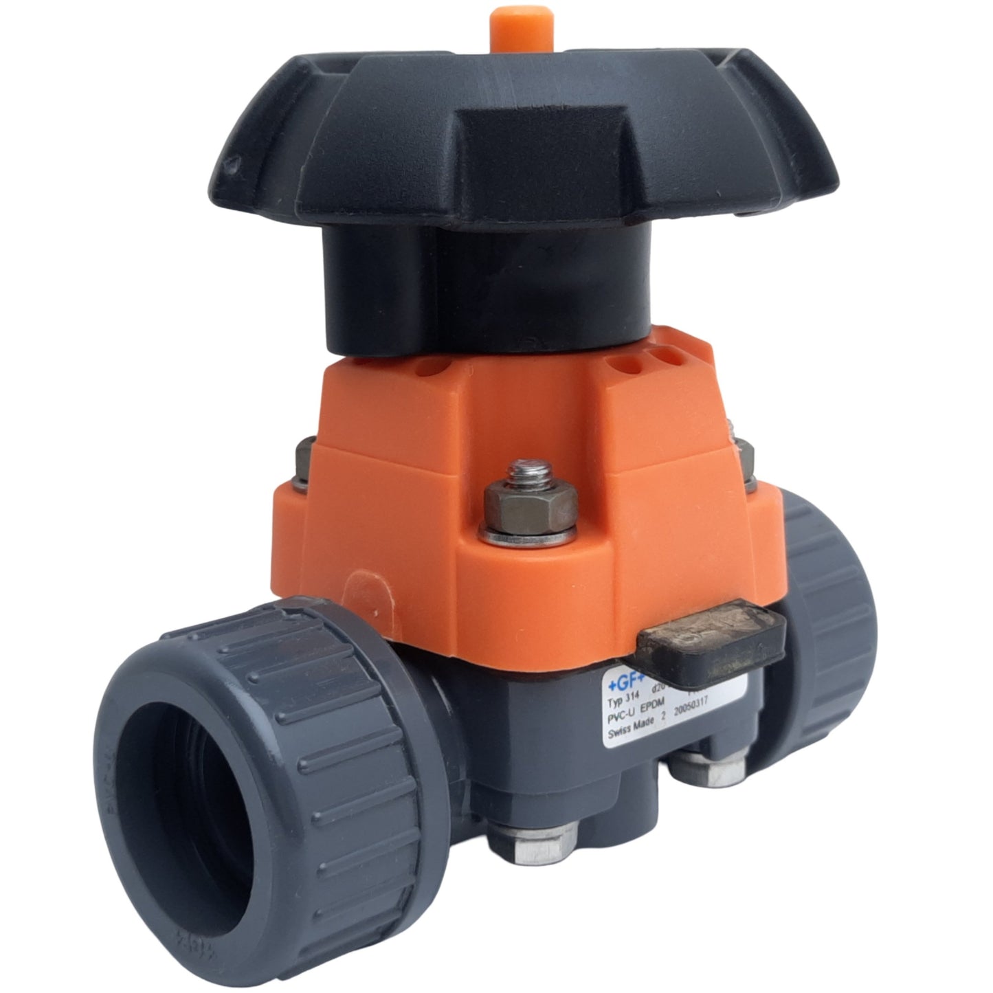 Used Georg Fischer Type 314 Diaphragm Valve, DN15 1/2" PVC-U PN10 *No End Connection*