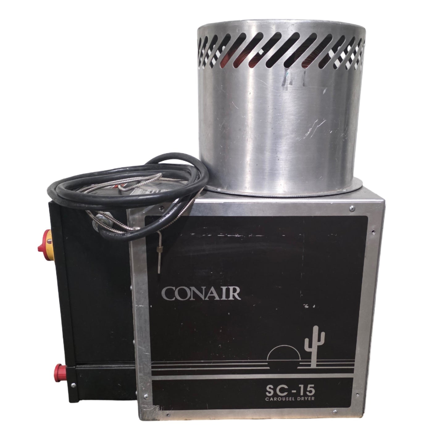 Used Conair Franklin SC-15 Carousel Material Dryer 150-375°F, 3.7kW, 480VAC 3-Ph 4.3A