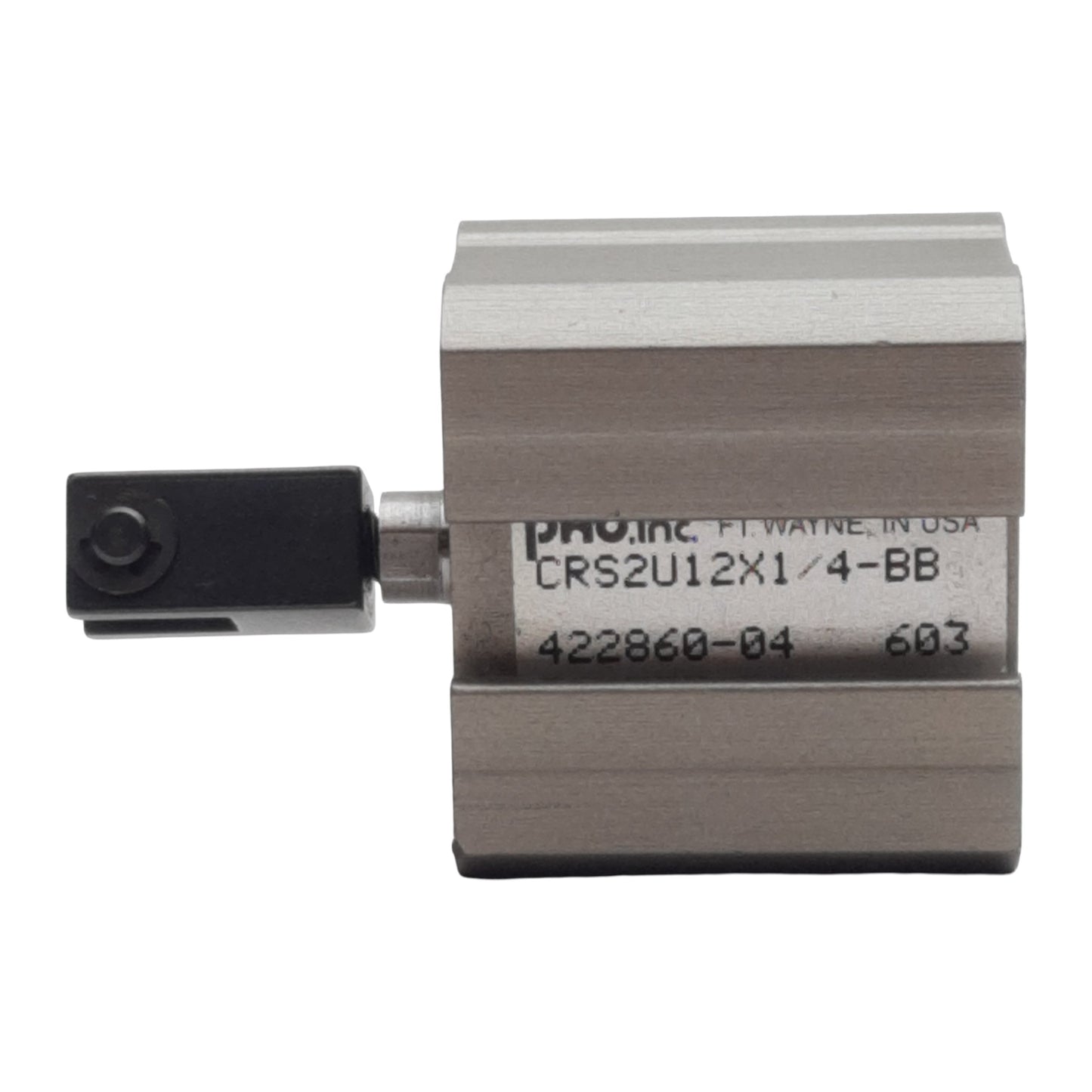 Used PHD CRS2U12X1/4-BB Pneumatic Cylinder, ø12mm Bore, 6.35mm Stroke, M4, 10bar