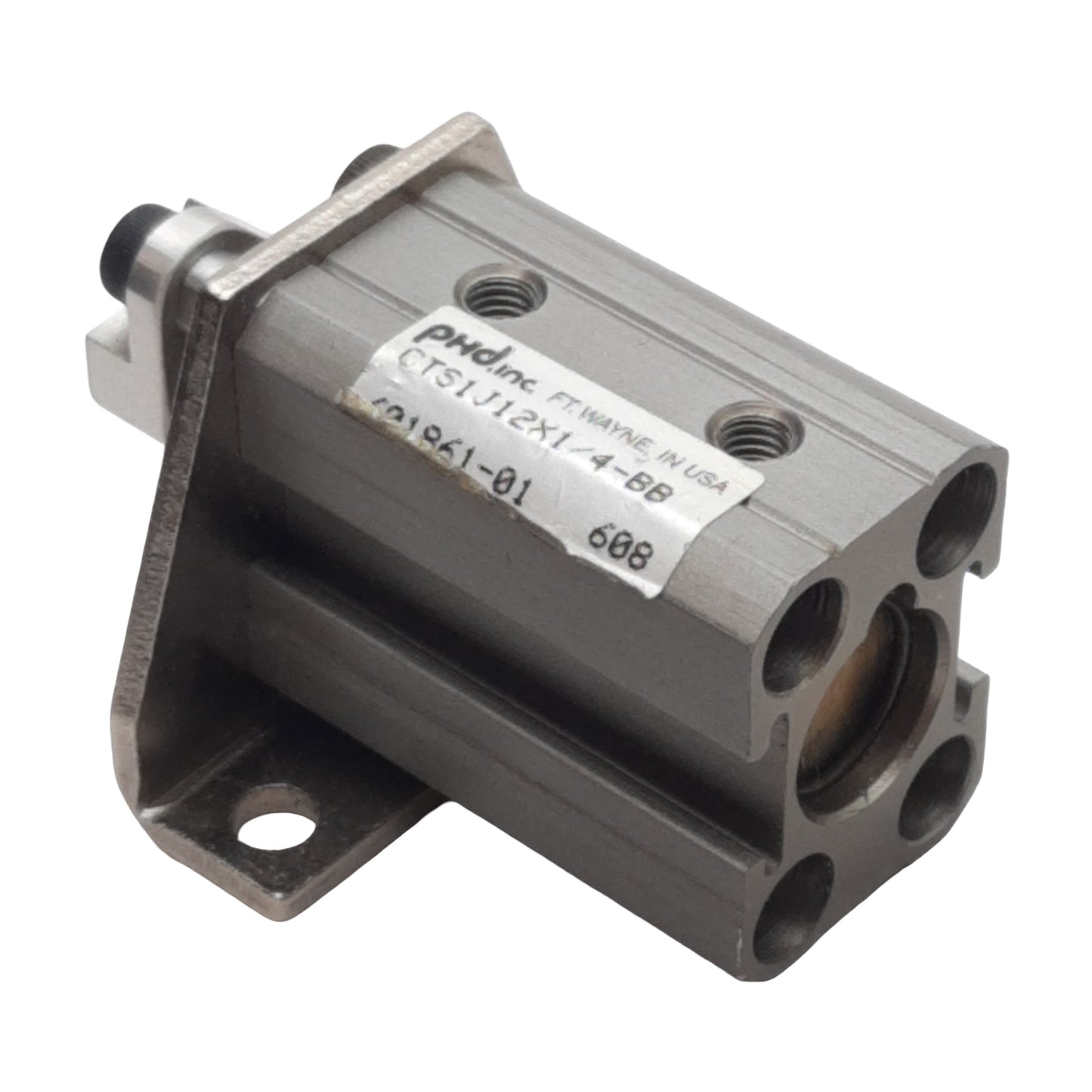 Used PHD CTS1J12X1/4-BB Pneumatic Cylinder, ø12mm Bore, 6.35mm Stroke, M4, 10bar