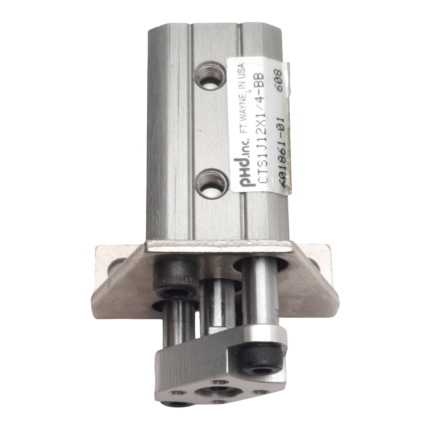 Used PHD CTS1J12X1/4-BB Pneumatic Cylinder, ø12mm Bore, 6.35mm Stroke, M4, 10bar